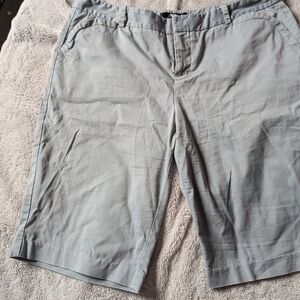 Mossimo Supply Co. Light Gray Women's Bermudas